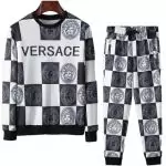 joggings homme versace discount versace logo grid